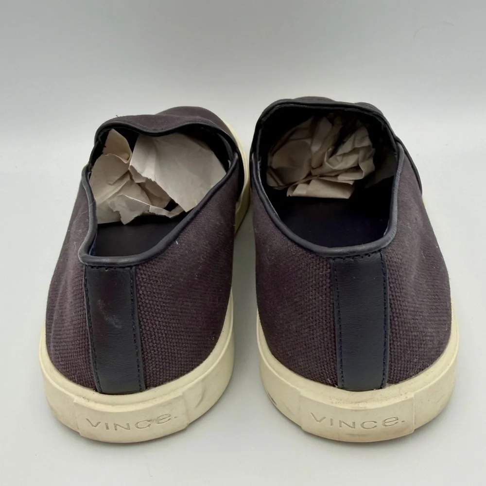 Vince Preston EUC Sz 8.5 “Coastal” Linen Slip-On Sneakers